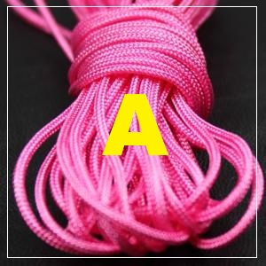 Macrame Cord - 1mm Rose